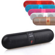 Bluetooth speaker with FM radio, TF card, and USB support for on-the-go music.