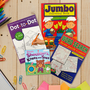 Whimsical World: Puzzles, Coloring, and Nursery Rhymes Books Bundle with 1000pc Blocks