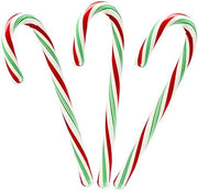 12-Pack Assorted Christmas Candy Canes: Festive Tree Decor & Sweet Treats