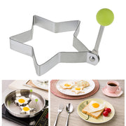 4Pc Stainless Steel Egg Frying Molds Set - Perfectly Shaped Breakfast Delights