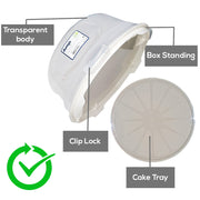 Carry Your Treats with Ease: Cake Box with Convenient Handle