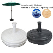 Sturdy and Convenient: Water-Filled Plastic Parasol Base for Your Outdoor Umbrella