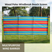 120 x 275 cm Wind Barrier | Wind Breaks for Camping and Beach Retreats