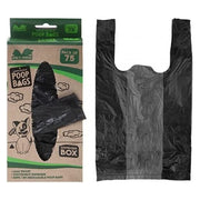 Dog Poop Bags, 72-Count Dog Waste Bags with Easy-Tie Handles