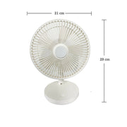 Wireless Rechargeable Desk Fan - Ideal for Home, Office, and Study / 8inch