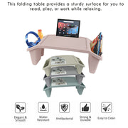 Bed Tray / Laptop Table with Compartments / Convenient Lap Desk