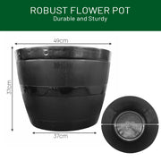 Enhance Your Outdoor Space with Extra Large Barrel Planters and Garden Pots