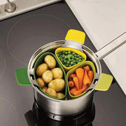 Steam Your Way to Deliciousness: The Ultimate Steam Basket 3pc for Healthy Cooking