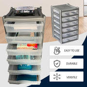 6 Tier Storage Cabinet Drawers / A4 Filling Organizer