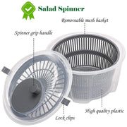 Spin It Right: Your Go-To Salad Spinner / Easy & Efficient