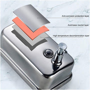 Modern and Practical: 800ml Stainless Steel Soap Dispenser