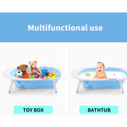 Convenient and Space-Saving Collapsible Baby Bathtub
