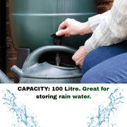Convenient and Sustainable Water Butts with Stand and Tap, Connectors