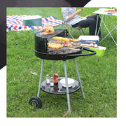 Kettle Charcoal BBQ: The Ultimate Portable BBQ Grill with Wheels